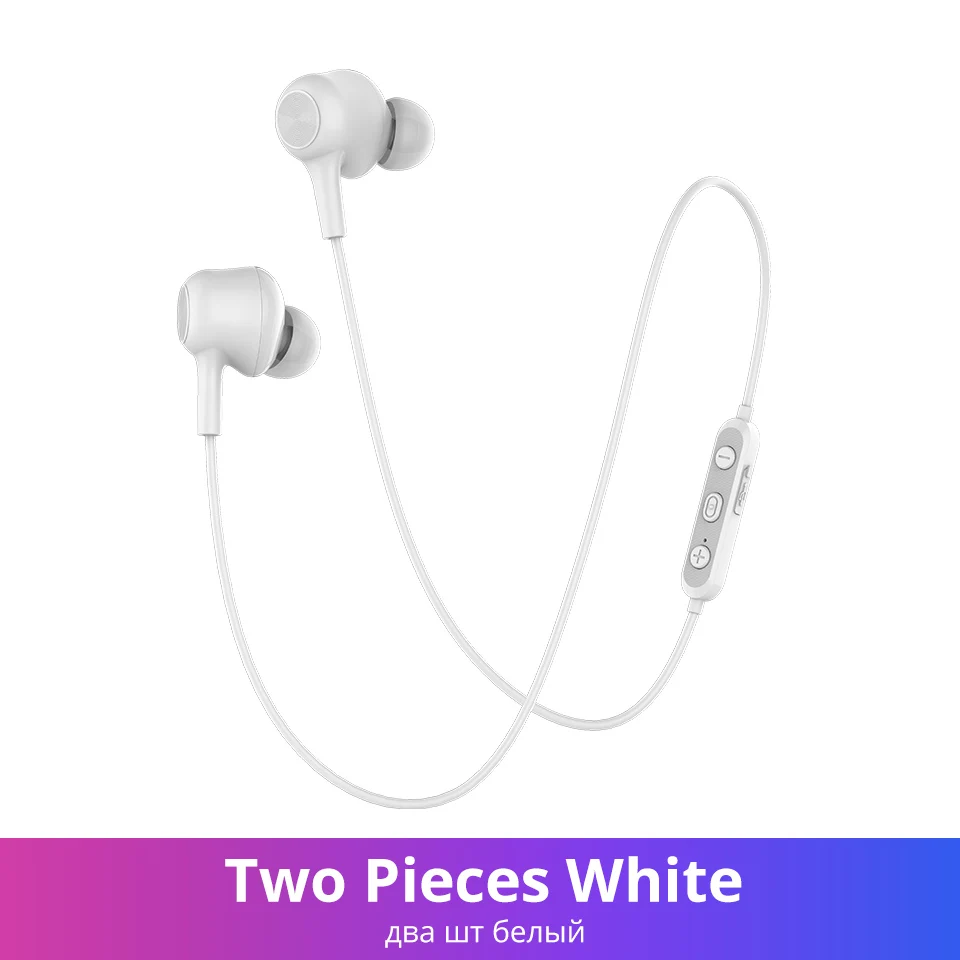 Two White Langsdom L17 беспроводные наушники Bluetooth 5,0 наушники для телефона iPhone гарнитура с магнитами вкладыши с микрофоном стерео Bluetooth наушники - Цвет: Two White