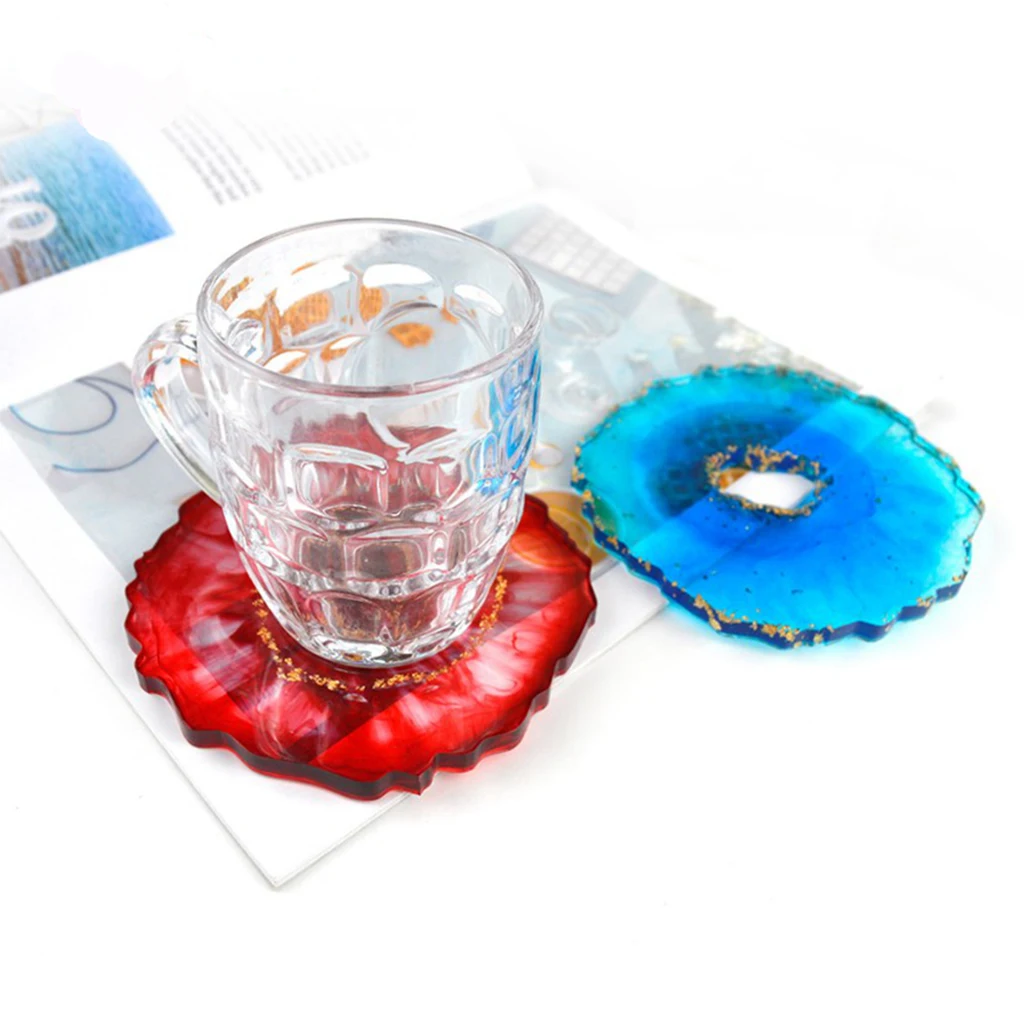 Формы из силиконовой смолы для подстаканников DIY формы литья эпоксидной