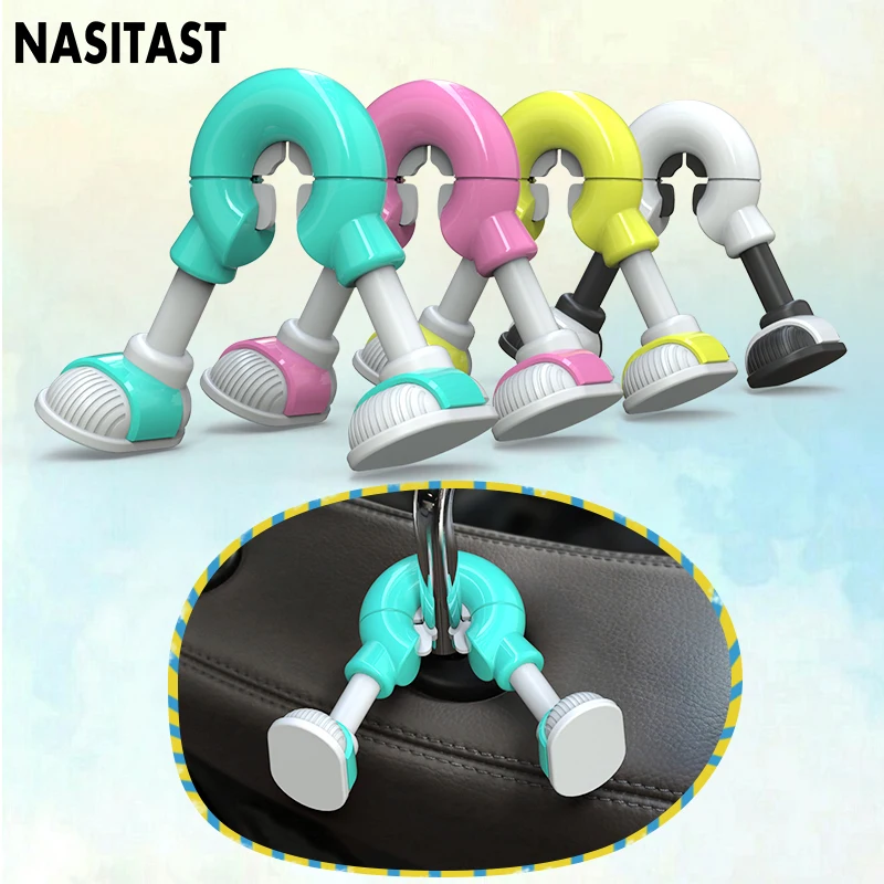 Автомобильный крючок для сиденья универсальный автомобильный зажим хранения