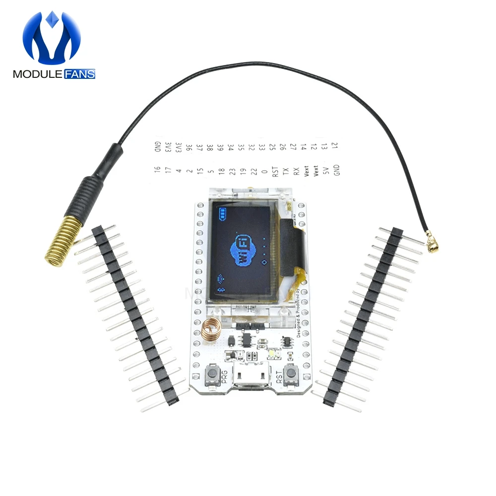 SX1278 ESP32 LoRa 0,96 дюймовый синий светодиодный цифровой дисплей Bluetooth wi-fi-комплект модуль IOT макетная плата для Arduino 433 МГц 470 МГц