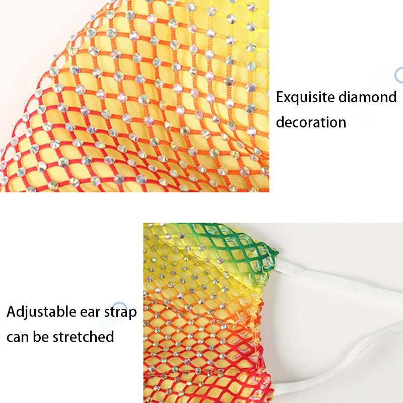 Новые модные блестящие Роскошные ювелирные изделия стразы маска с бриллиантами