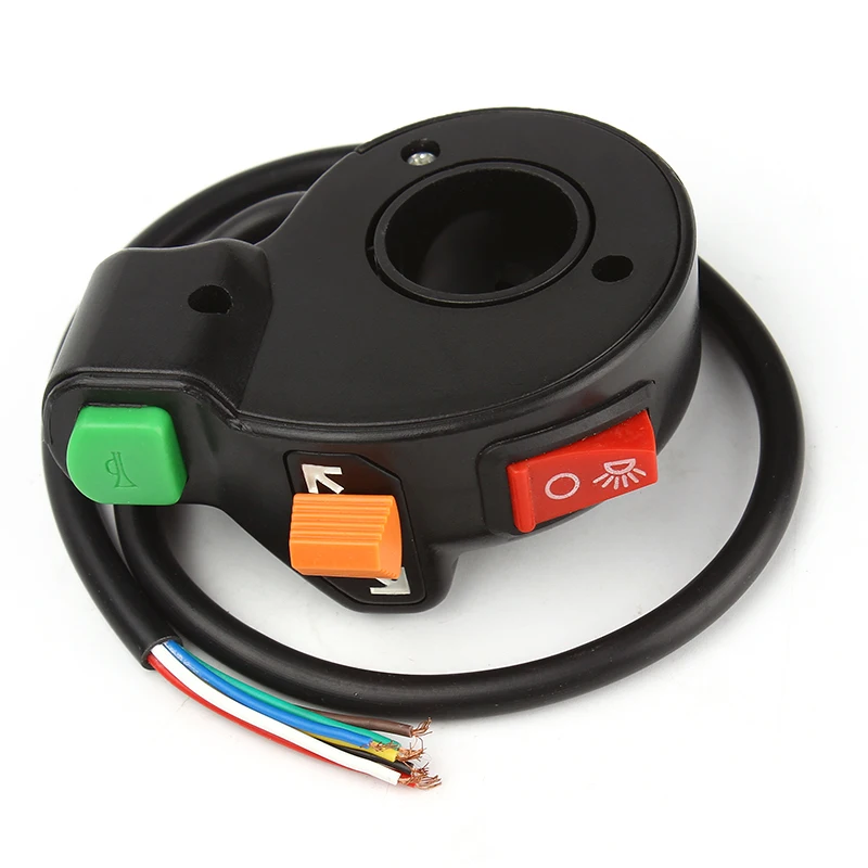 

YOSOLO Headlights/Turn Signal Lights/Horn 3 in 1 Universal Auto ON-OFF Switch Motorcycle Scooter Dirt ATV Handlebar Switch
