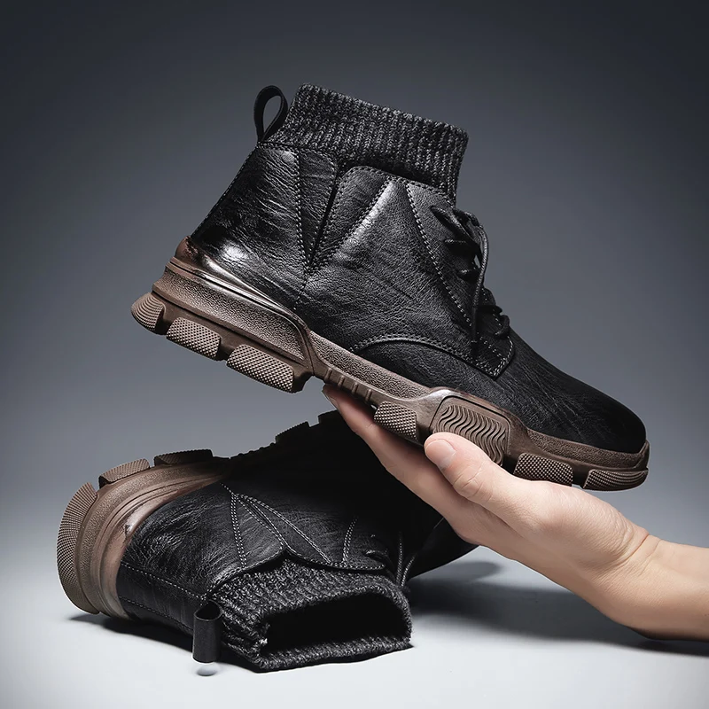 Мужские повседневные ботинки Уличные кроссовки Martin Ботильоны Zapatillas Hombre