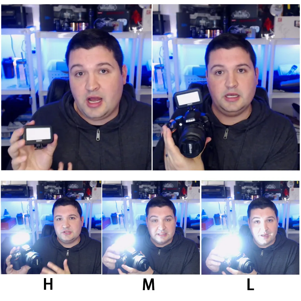 Светодиодная мини-вспышка Sevenoak для iPhone Samsung Huawei смартфонов селфи Canon Nikon DSLR-камер