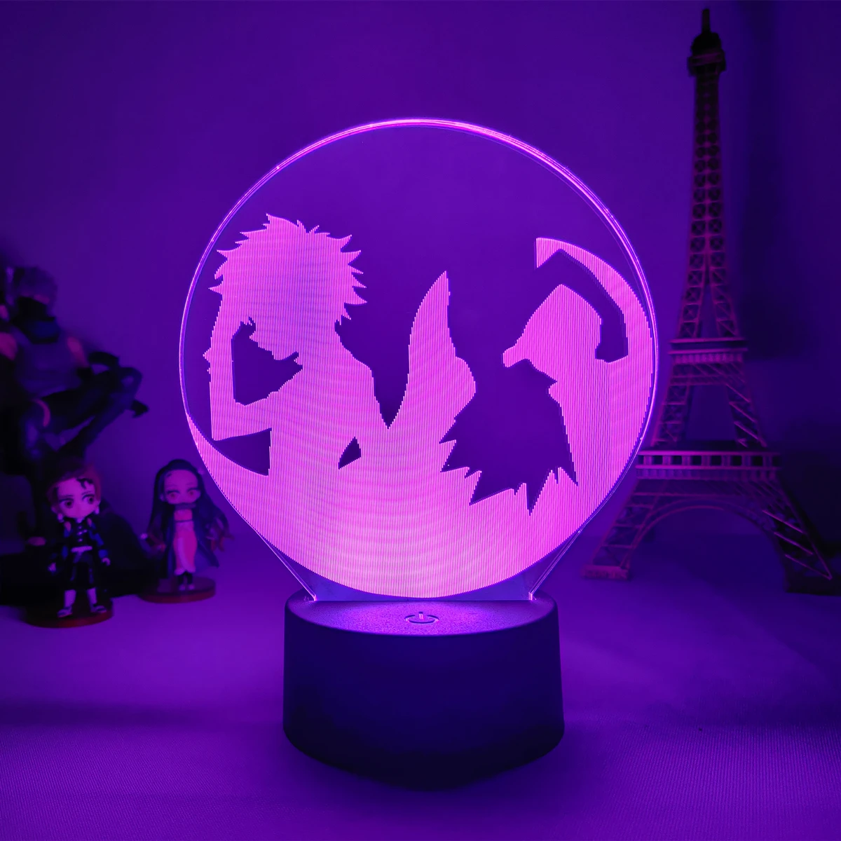 

Anime Hunter X Hunter Gon Freecss and Killua Zoldyck Illusion Nightlight for Led Night Light Child Bedroom Decor Desk Lamp Gift