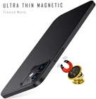 Чехол для iPhone 12, 13 Mini, 11 Pro Max, XR, XS Max, X, 8, 7, 6, 6s Plus, SE 2020, ультратонкий, магнитный, матовый