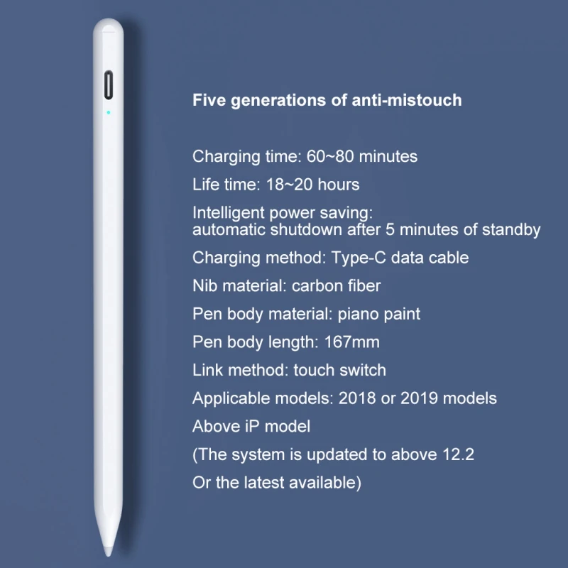 

Greatlizard Applicable Special Tablet Anti-Wrong Touch Active Capacitor Pen Handwriting Touch Screen Control Pen HOT SALE