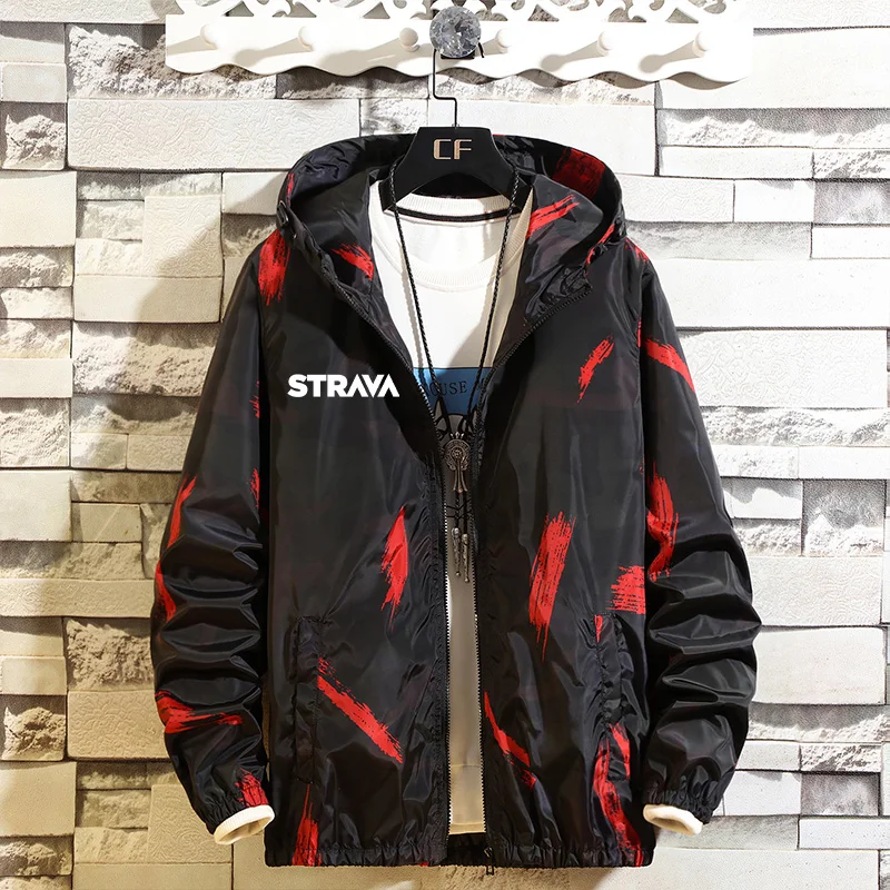

Men's Cycling Windbreaker Strava Men's Jacket Outdoor Sport Clothing for Men Mountain Bicycle Jacket Downhill Bicycle Jacket