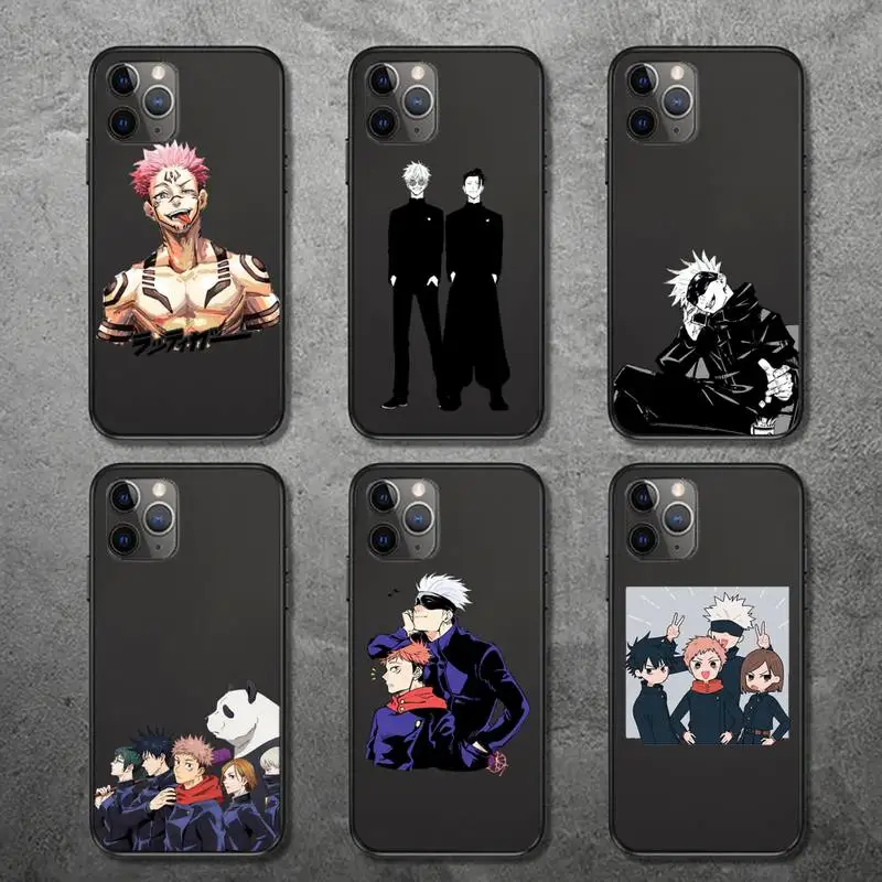

Jujutsu Kaisen Satoru Gojo Phone Case for iPhone 12 11 mini pro XS MAX 8 7 6 6S Plus X 5S SE 2020 XR