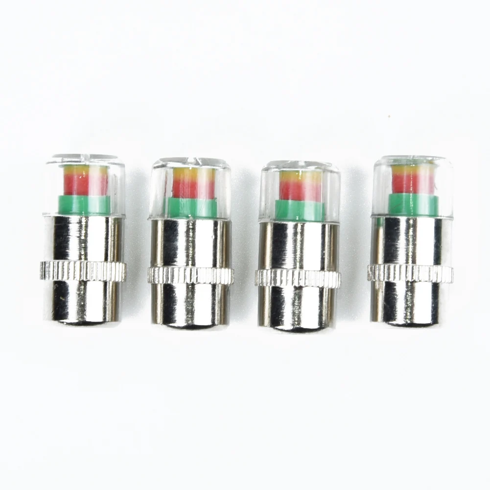 4PC Tire Monitor Valve Dust Cap Pressure Indicator Sensor Eye Alert For Car Auto | Автомобили и мотоциклы