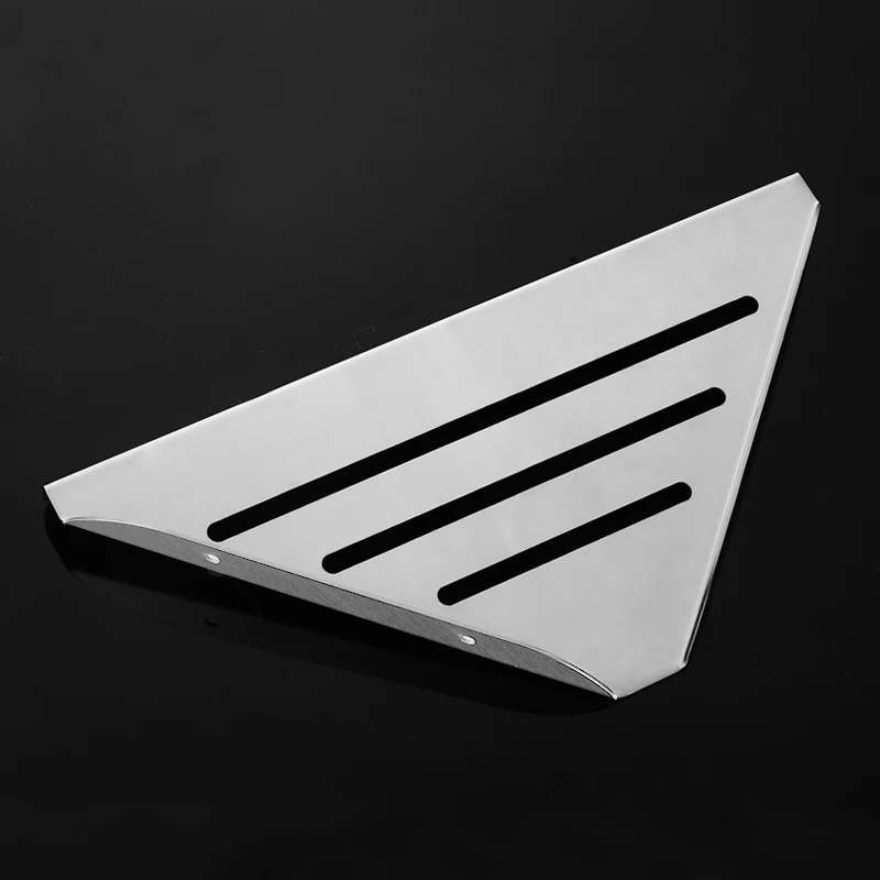 Bathroom Shelf Wall Hanging Rack Black Stainless Steel Shelves Shampoo Storage Holder Corner Cosmetic Shower Caddy | Обустройство