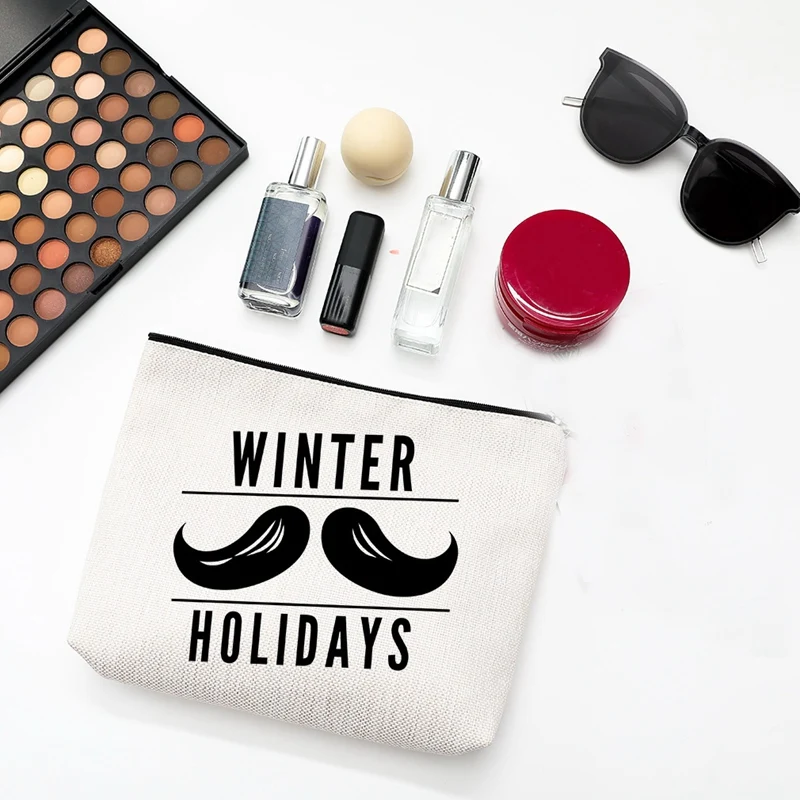 

Canvas cosmetic bag Merchandise Multipurpose Canvas Zipper Pouch Travel Makeup Bag for Women Cosmetic Storage Bag