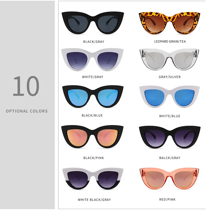 Солнечные очки RBENN кошачий глаз женские брендовые дизайнерские винтажные