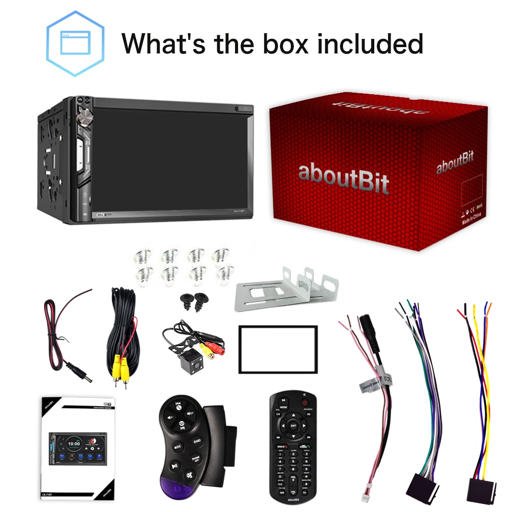 $54.10 GRANDnavi 2din Android Car Radio GPS Multimedia Video Player Navigation 2din Touch Screen Autoradio 7” For Toyota Nissan Hyundai