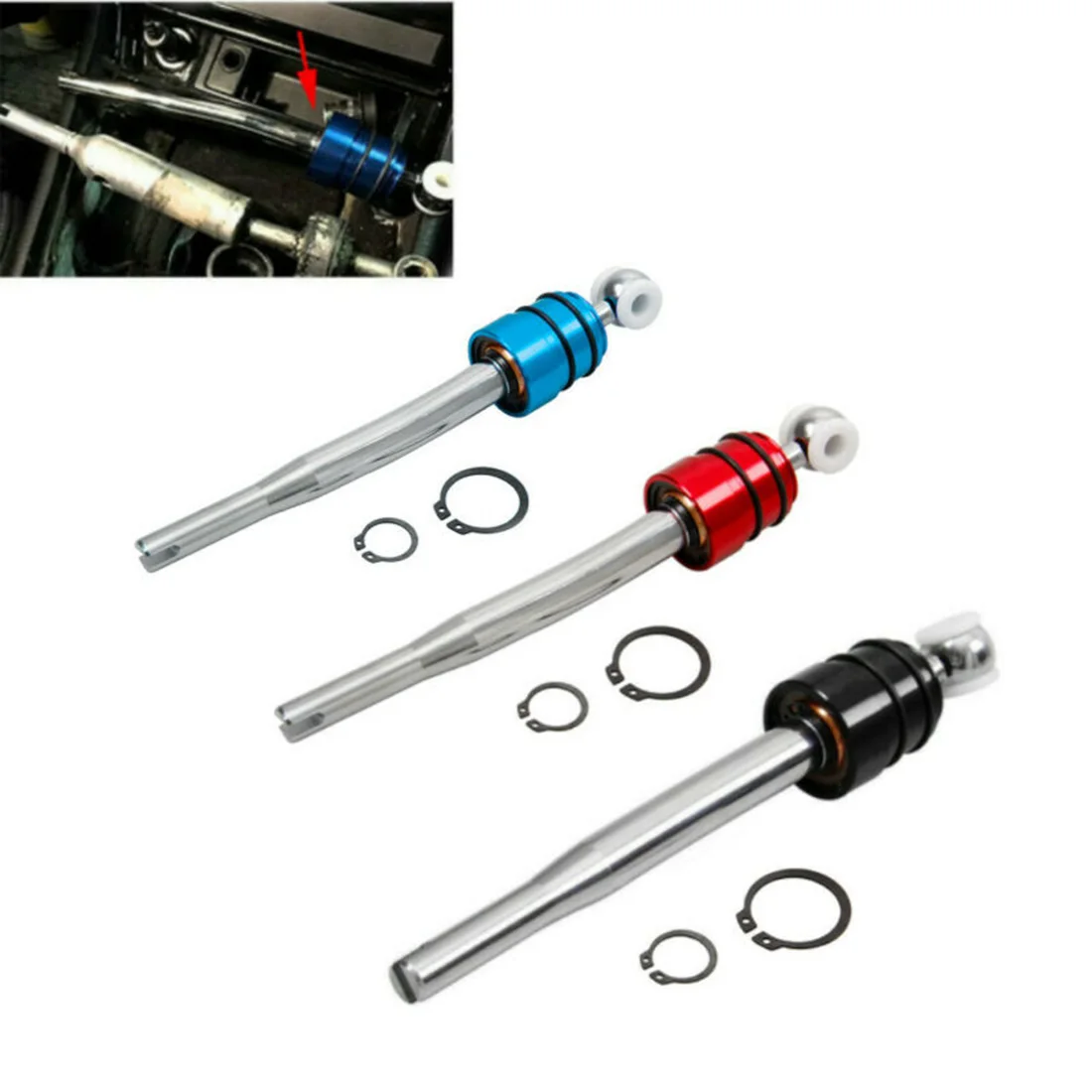 1 шт. быстросменный автомобильный красный короткий рычаг переключения передач