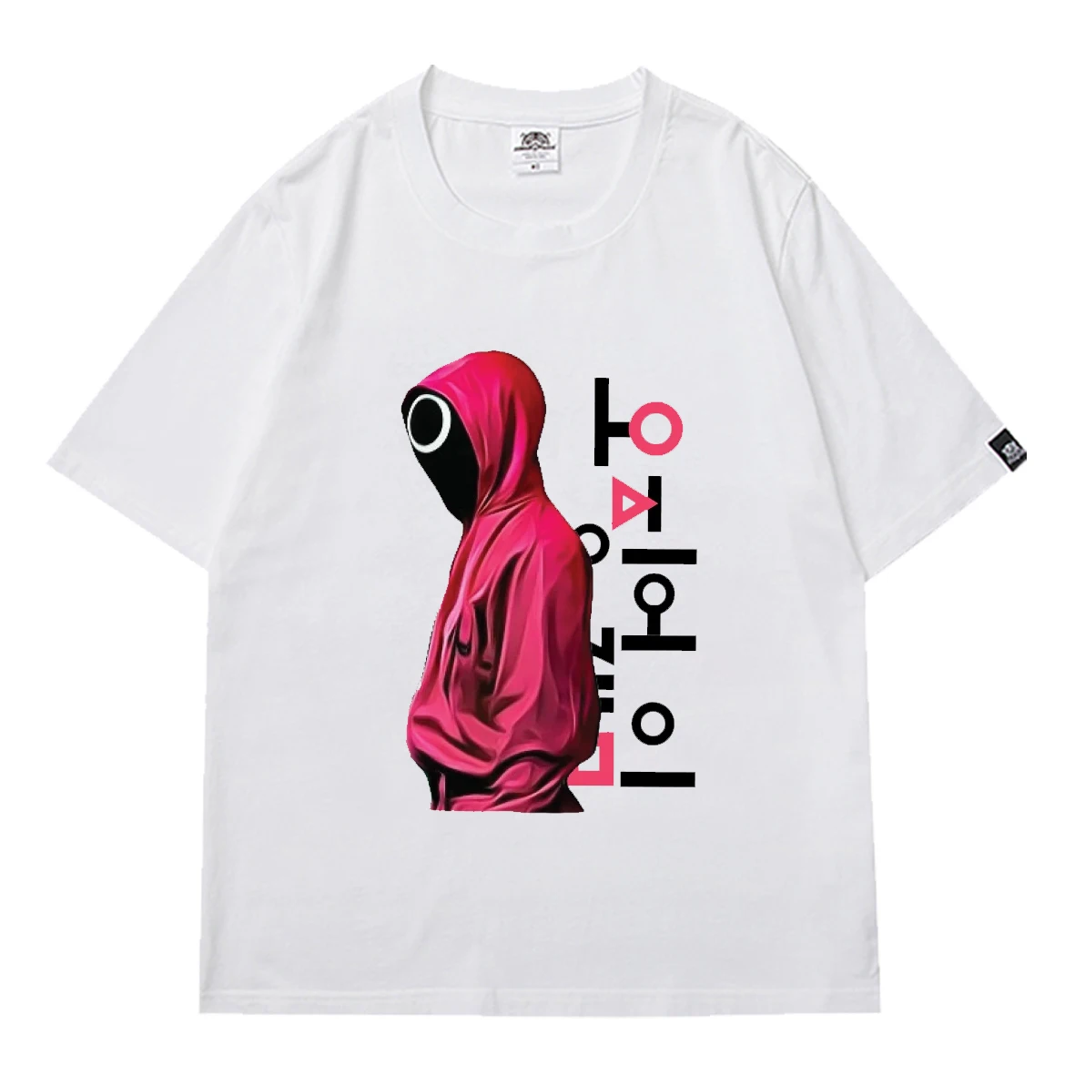

Squid Game Hot TV Print Clothes Same Tees Men T-shirt Oversized T-shirt Unisex Short Sleeve Korean Series Squid Game New Summer