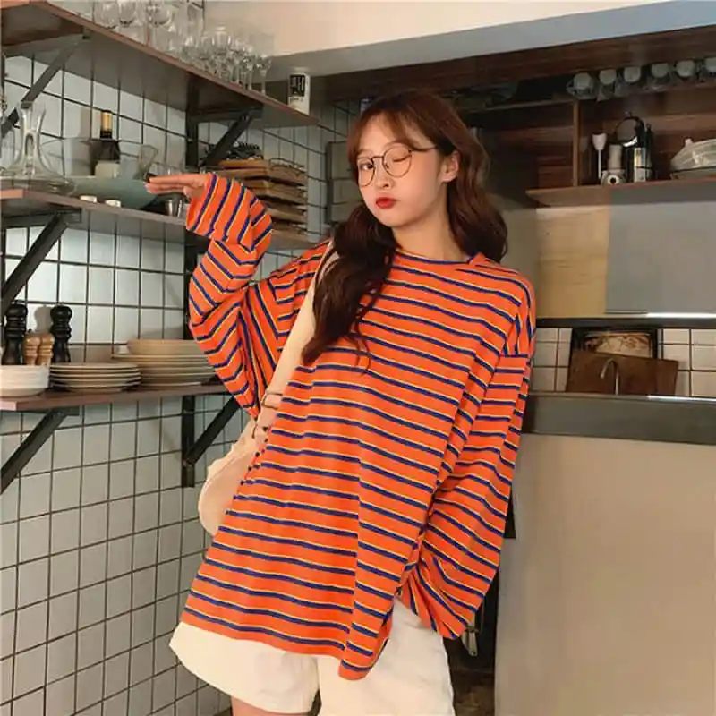 Футболка NiceMix в стиле Харадзюку женская одежда Корейском платье средней длины