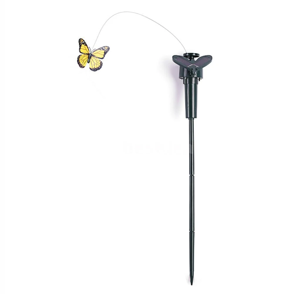 

Solar Powered Artificial Flying Butterfly Hummingbird Lawn Stake Garden Yard Art Wedding Garden Decoration Ornament
