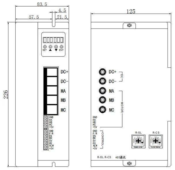 220v 1000w 1200w 1500w бесщеточный двигатель постоянного тока контроллер датчика Холла