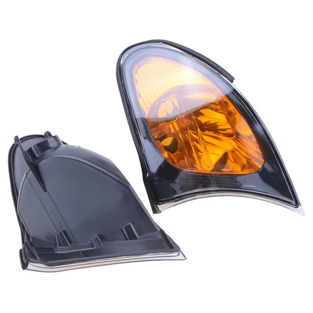 

2x Turn Signal Lamp Corner Light Amber Lens For BMW 3 Series E46 4 Door 02-05 Turn Signal Light