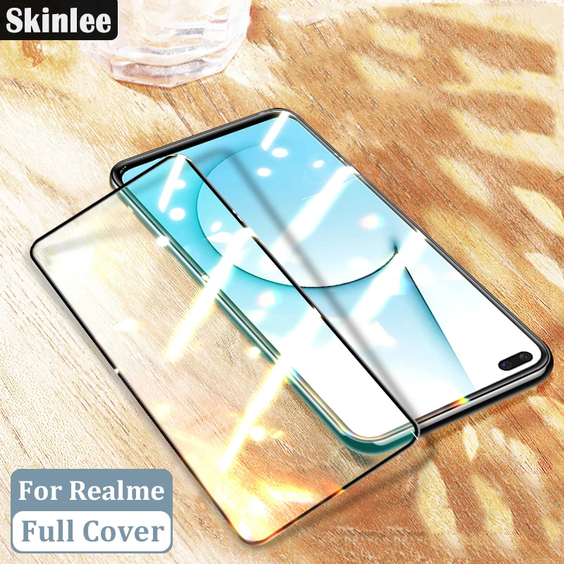 Защитное стекло Skinlee для Realme 6 пленка из закаленного стекла изогнутый экран Pro |