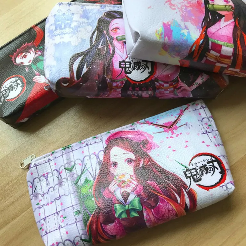 

Anime Demon Slayer Kimetsu No Yaiba Student Pencil Stationery Pencilcase Pen Marker Bag Storage Pouch School Supplies