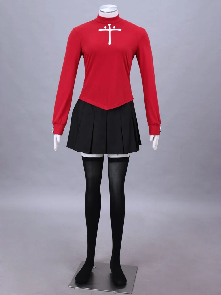 Fate Stay Night tohsaka Rin Косплей женская одежда костюм на Хэллоуин