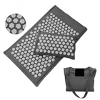 Льняной коврик для йоги в форме лотоса стимулирует акупунктурные точки для снятия боли в теле, снимает давление, массажный коврик для акупунктурного массажа