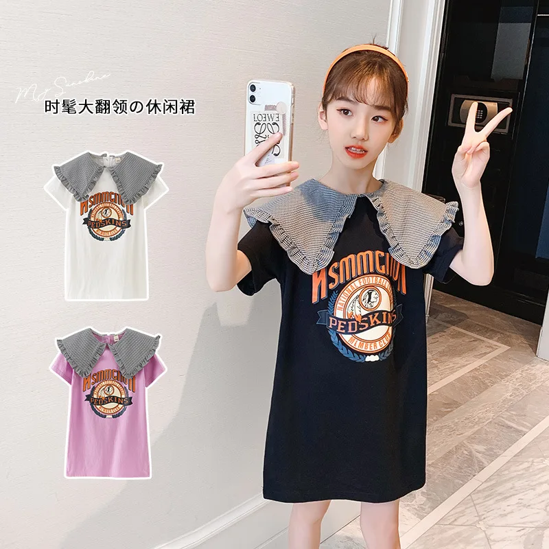 

Новинка, летняя одежда для девочек, платье принцессы, Детские праздничные платья с мультяшным рисунком, детская одежда для девочек, платье с...