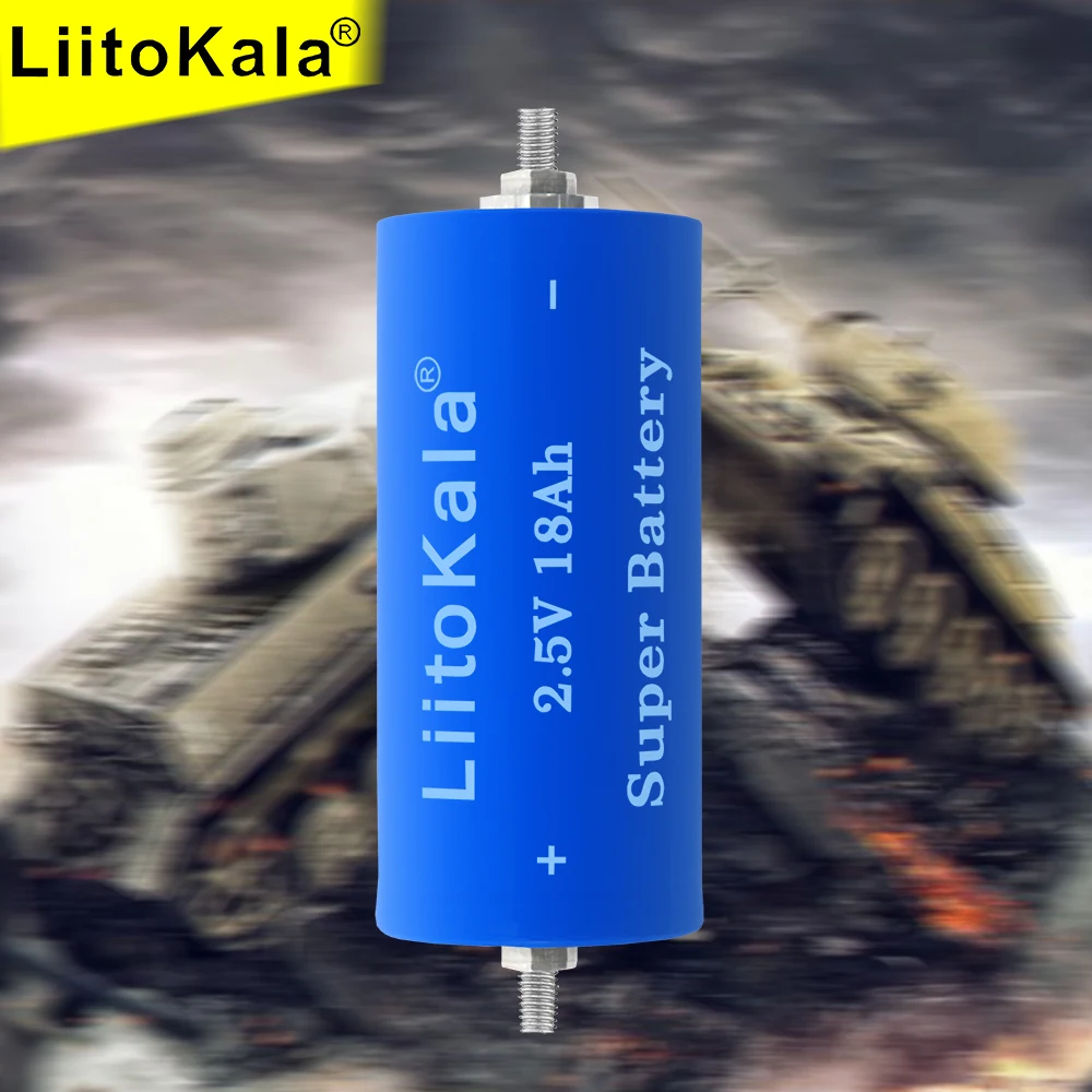 Литий титанатный аккумулятор liitokala 2 5 В 18 Ач быстрая зарядка|Перезаряжаемые