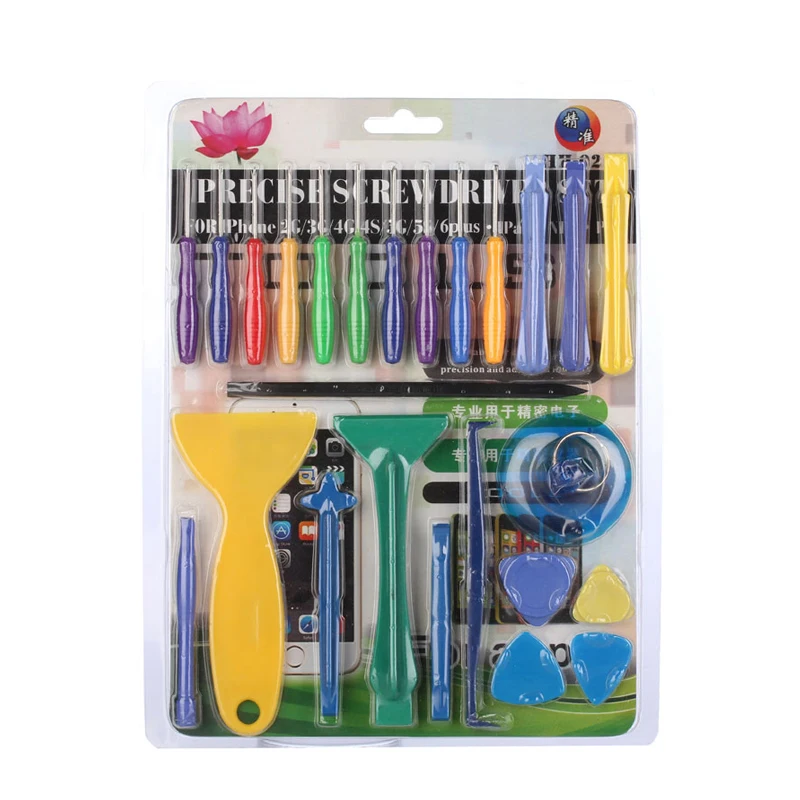 25 в 1 мобильный телефон набор инструментов для ремонта Отвертка Набор Spudger Pry