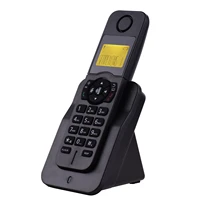 expandable cordless phone telephone with lcd display caller id hands free calls conference call 16 languages for office home