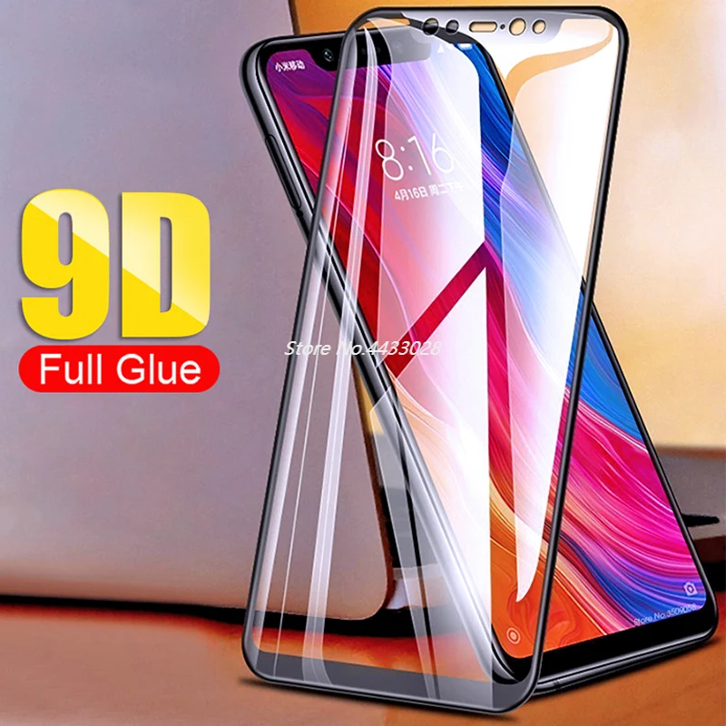 

Закаленное стекло 9D для Xiaomi Mi 9, 10 Lite, 8, A3, A1, A2 Lite, 6, Poco M3, X3, F2 Pro, Pocophone F1