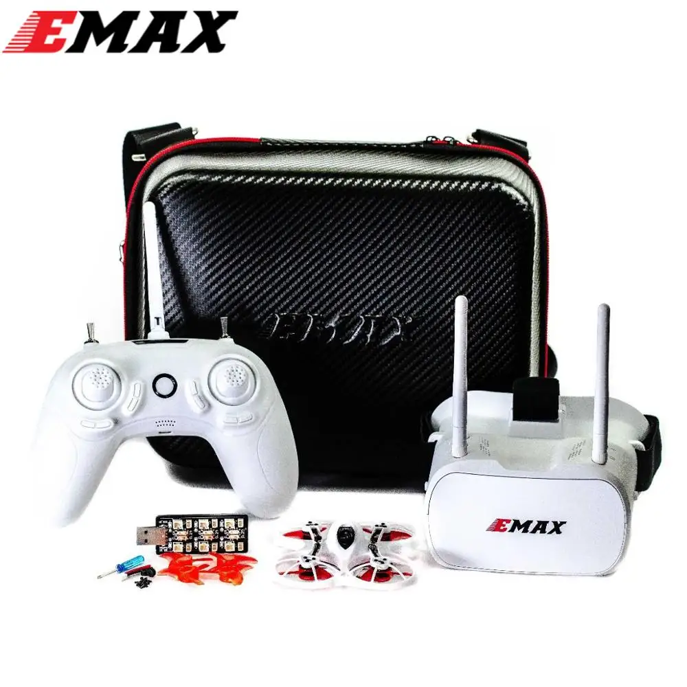 RTF Emax Tinyhawk видео очки 75 мм F4 Magnum Mini 5,8G Крытый FPV гоночный Дрон с камерой RC Drone 2~ 3S версия RTF - Цвет: RTF