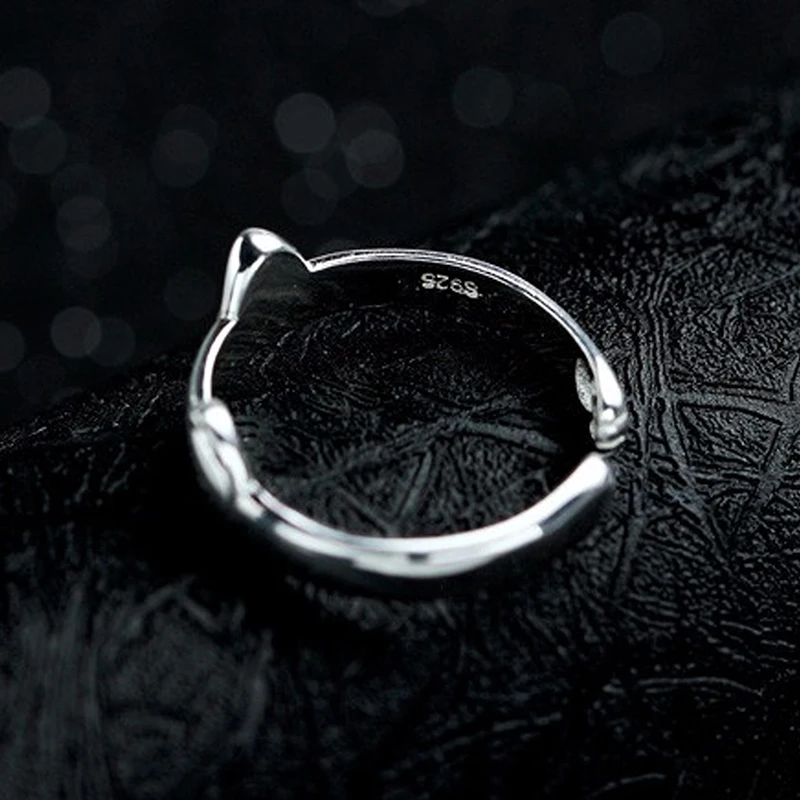 

Cat Lovely Palace Jewelry Ear Ring Adjustable Open Rings For Women Girls Fashion Party Jewelry Gifts