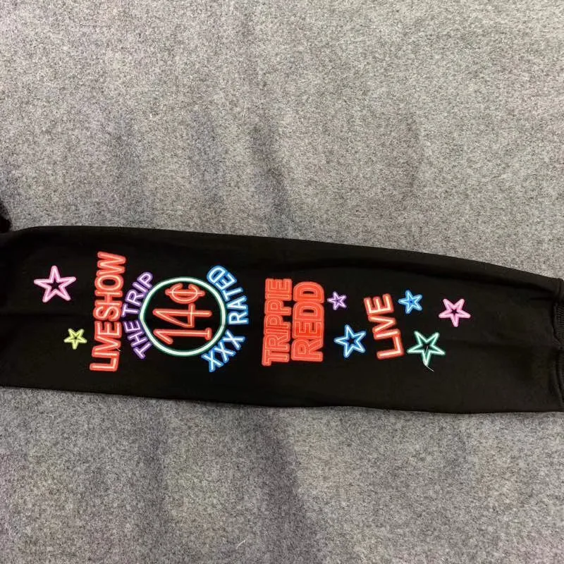 Толстовки Trippie Redd Merch Trippieland для мужчин и женщин, 1:1, высокое качество, Толстая Толстовка с капюшоном с изображением пиратского корабля Trippie Redd Merch Trippieland
