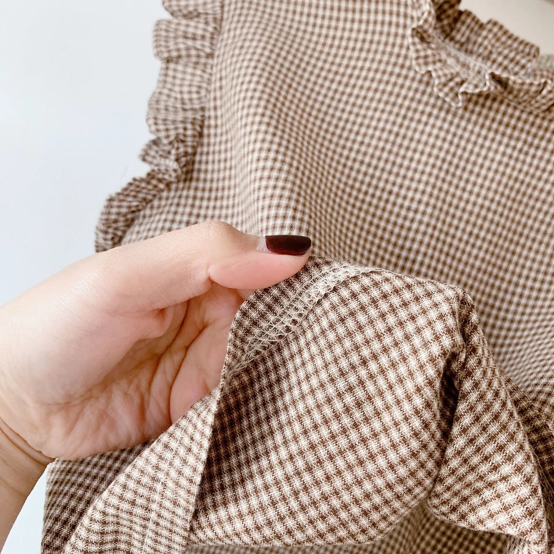 Брендовая одежда для детей Детский топ из чистого хлопка блузка в полоску с