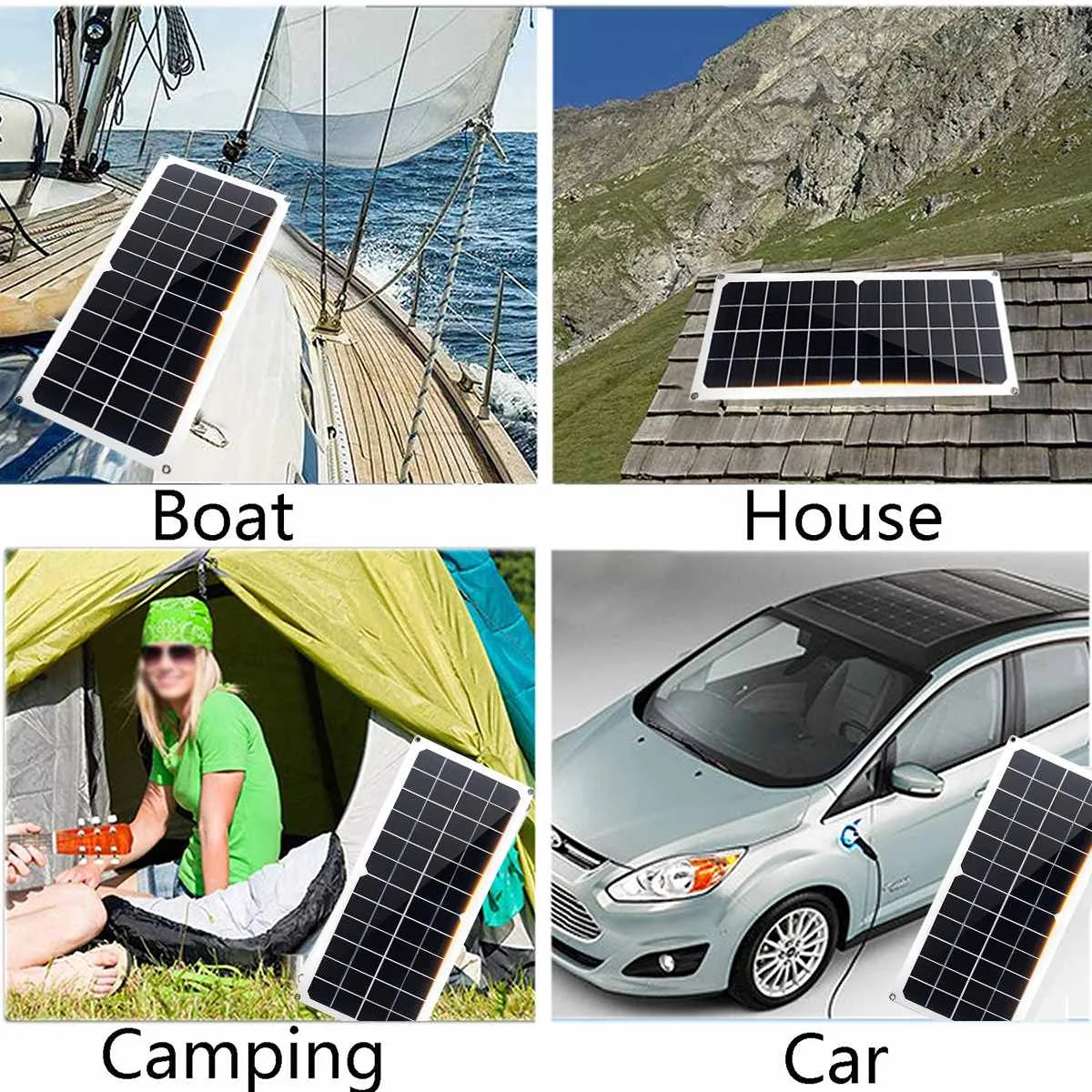 400 Вт солнечная панель Power Bank с контроллером 20 А зарядное устройство в комплекте