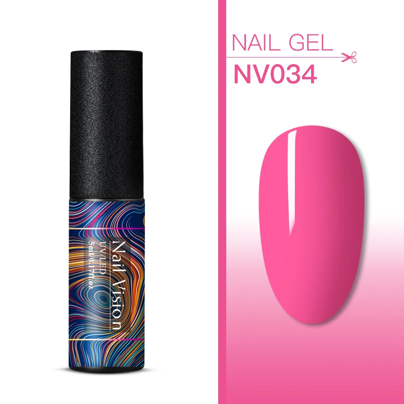 S06629 Nail Vision, 176 цветов, чистый цвет, набор гель-лаков, UV Vernis, полуперманентный, впитывающий, 5 мл, Гель-лак для ногтей, маникюра - Цвет: S06629