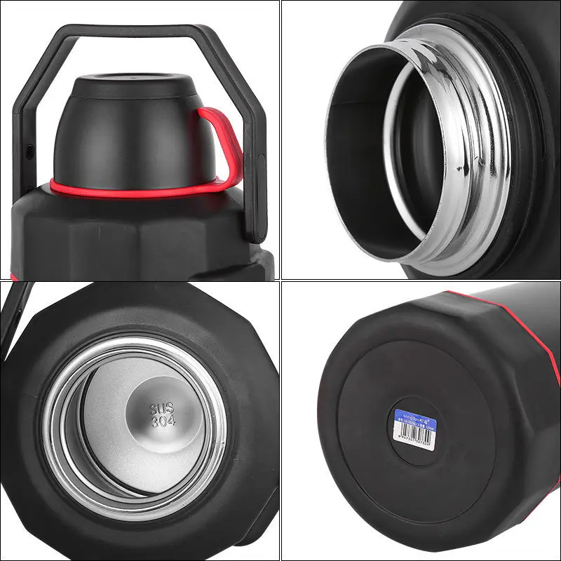 

All-steel Thermos Pot Large-capacity Household 304 Stainless Steel Thermos Cup Outdoor Portable Travel Car Thermos kettle