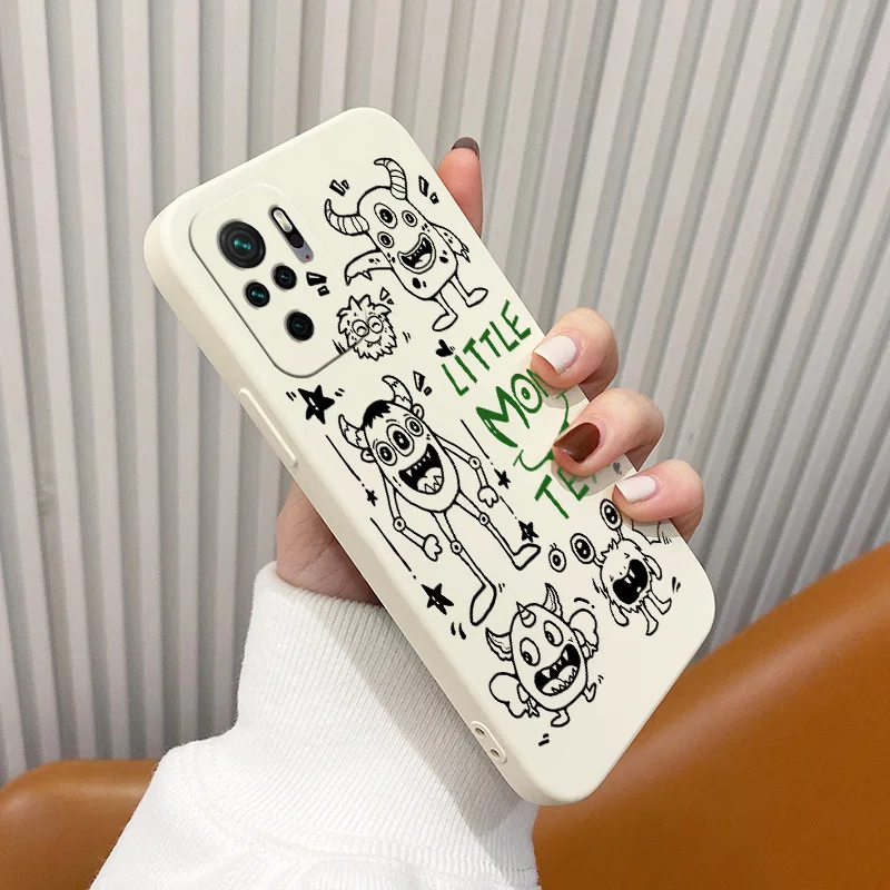Jane Monster Silicone Phone Case For Xiaomi Redmi Note 10 10S 9T 9 8 7 Pro Max 9A K40 K30 K20 Soft Back Cover | Мобильные телефоны