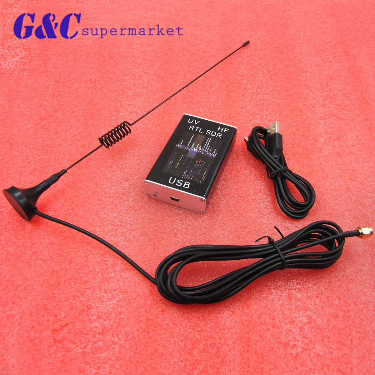 Ham Radio Receiver 100khz-1.7ghz Full Band UV HF RTL-SDR USB Tuner EDIY Voltage Regulator | Электронные компоненты и