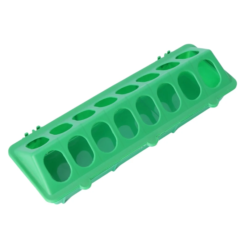 

Plastic Flip-Top Bird Poultry Trough Feeding Chicken Animal Farming Tool Case K3NA