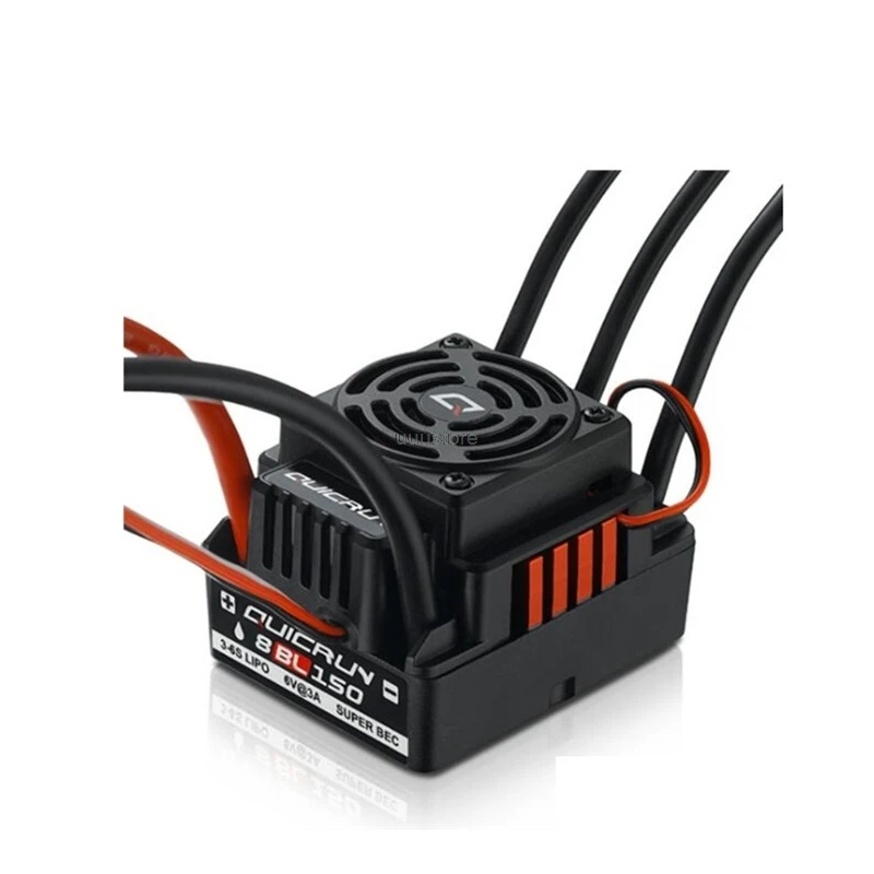 Hobbywing Quicrun 8BL150 Brushless Waterproof Sensorless 150A ESC Rock Crawler Built-in BEC For 1/8 Rc Car trucks Buggies | Игрушки и