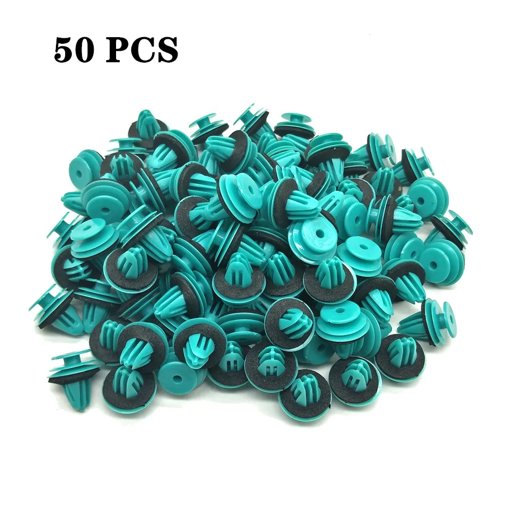 

Универсальный зажим для внутренней двери автомобиля, заклепки нажимного типа, синие зажимы для крепления для Toyota, Nissan