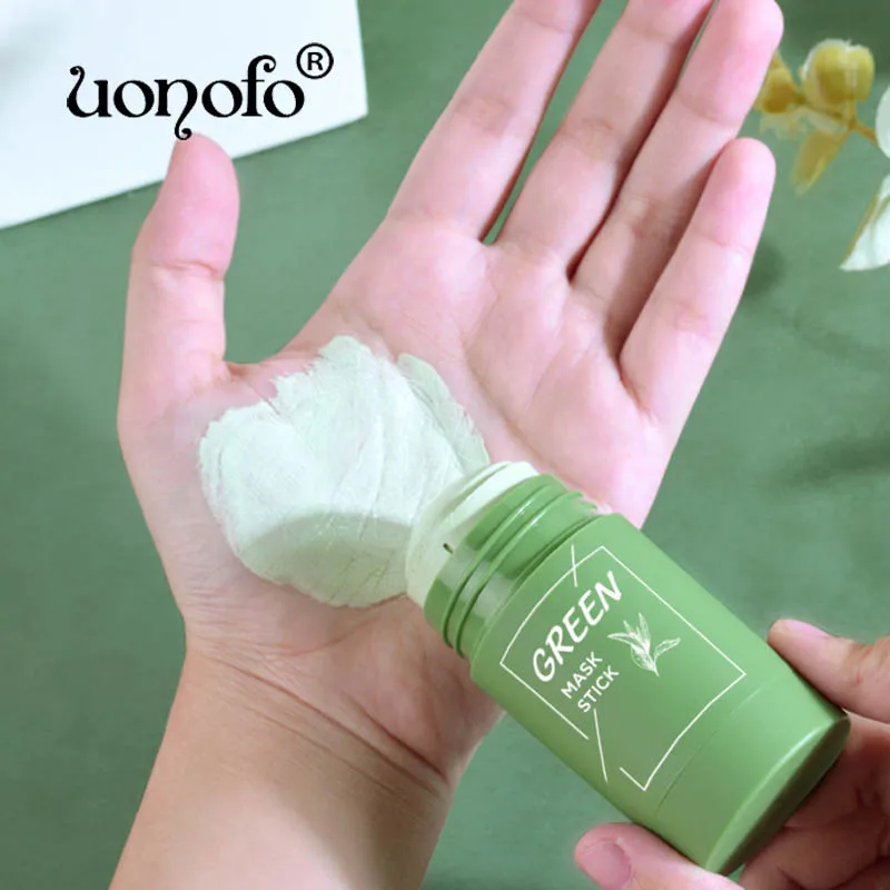 Зелёный чай очистки палочки пластилина масло Управление анти акне Баклажан