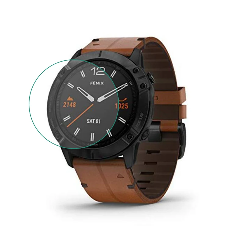 Прозрачная защитная пленка из закаленного стекла для Garmin Fenix 6x Fenix6x Shapphire / Pro Sloar