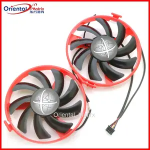 Вентилятор VGA, FDC10U12S9-C, 12 В, 0,45 А, для XFX R9 380, 380X, R9 370, 370X, RX460, 560, R7, 350, 360, 370, 4-контактный