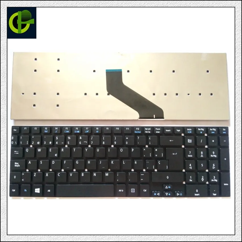 Испанская латинская клавиатура для шлюза NV52L NV55S NV56R NV57H NV75S NV77H Packard Bell ENTG71BM ENTG81BA