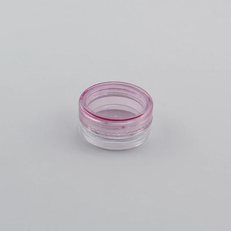 2g Pink 1 12 шт пустые для небольших банок многоразовые мини пластиковые бутылки Косметическая банка, контейнер маленькая круглая бутылка маленькая банка для крема твердые духи - Цвет: 2g Pink 1